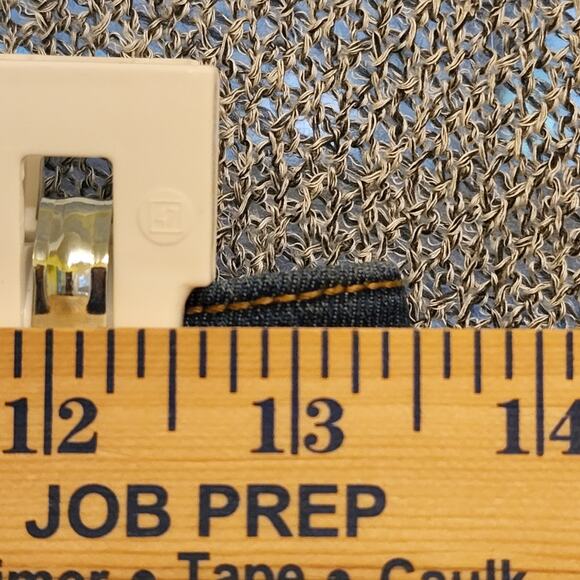 Refuge Skirt Juniors SMALL Denim Blue Jean Full Zipper Stretchy Pockets Casual - Picture 8 of 9